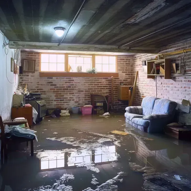 Flooded Basement Cleanup in Wolf Lake, MI